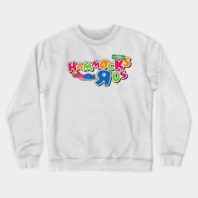 Hammocks R Us Crewneck Sweatshirt by Four Finger Discount